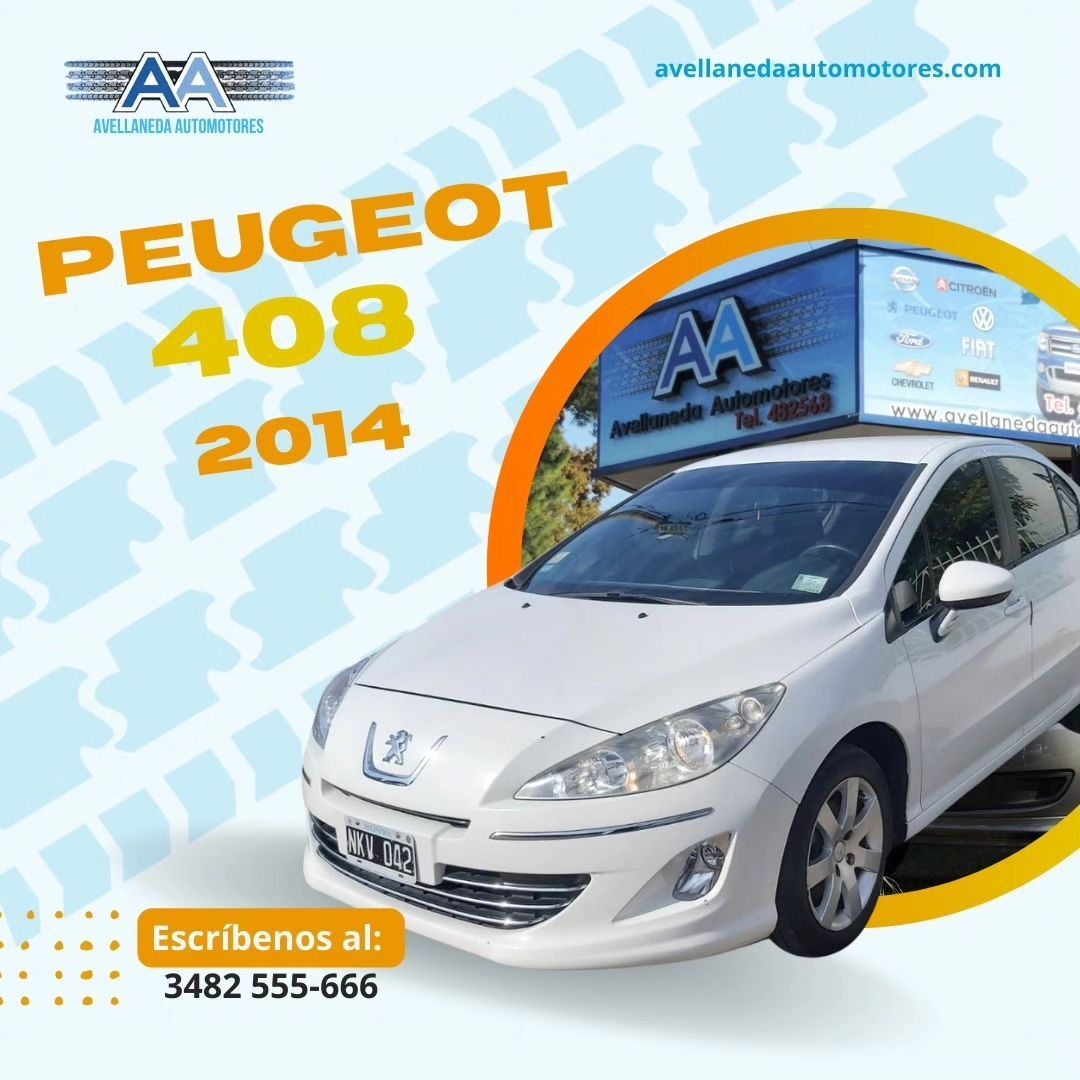 Peugeot 408 Allure 2.0 4ptas Año 2014Km. 115.527