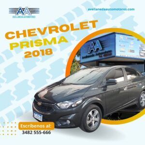 Chevrolet Prisma 1.4N LTZ M-T 4ptas Año 2018Km. 81.919