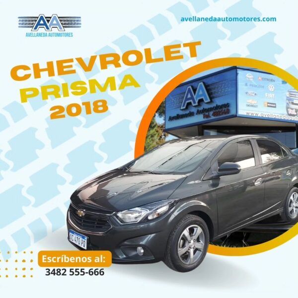 Chevrolet Prisma 1.4N LTZ M-T 4ptas Año 2018Km. 81.919