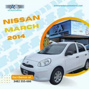 Nissan March Active Pura DriveAño 2014Km. 56.184